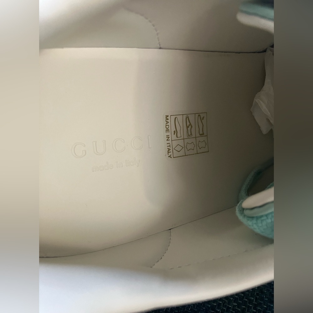 NEW Gucci Leather Interlocking G Sneakers
Women's European Size 36 in Green - Picture 10 of 14